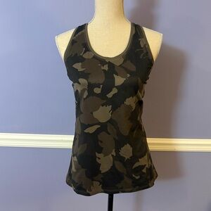 Athleta Camouflage Keyhole Tank Top